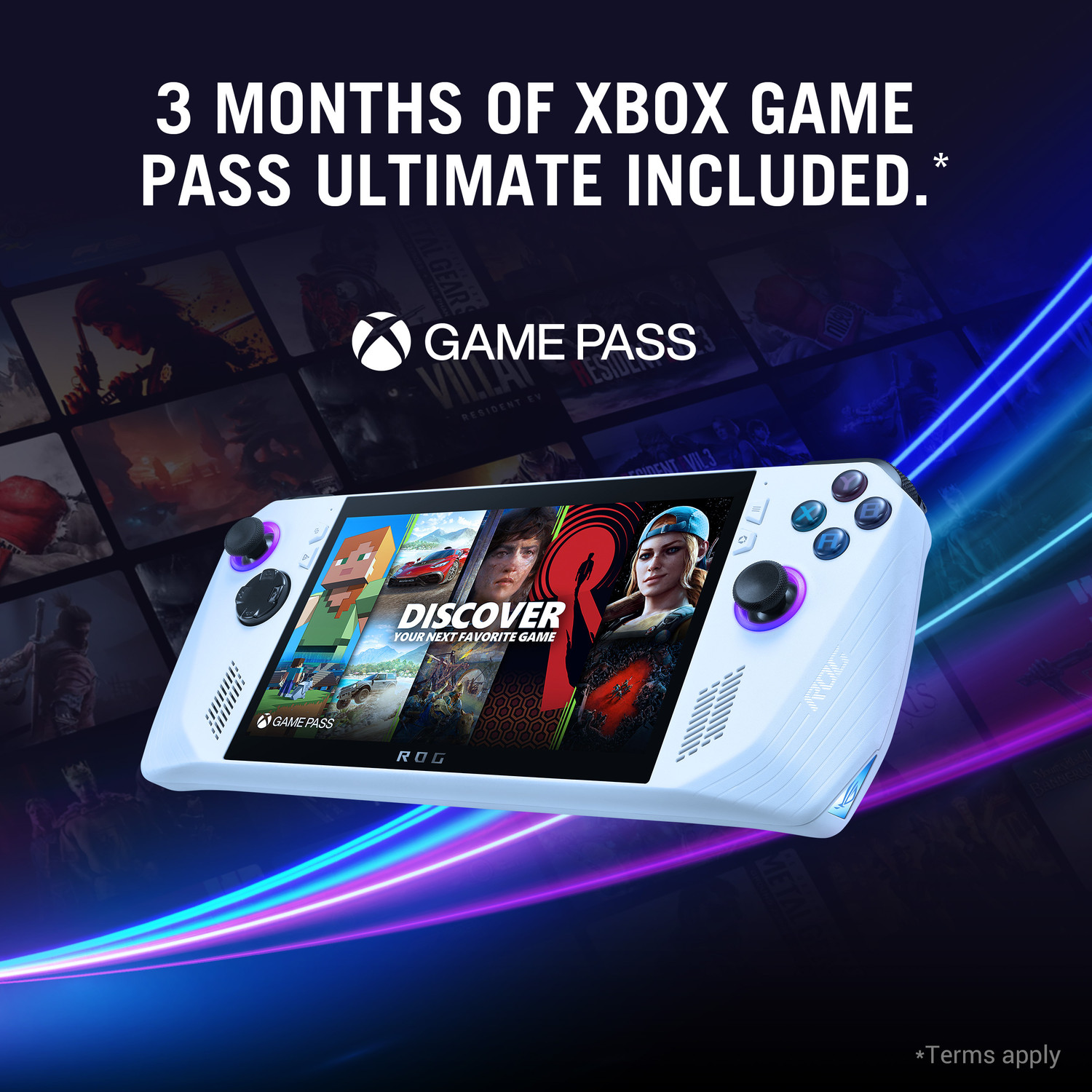 Image of ASUS ROG Ally AMD Ryzen Z1 Octa Core Extreme - (16 GB /512 GB SSD /Windows 11 Home) RC71L-NH001W Handheld Gaming PC