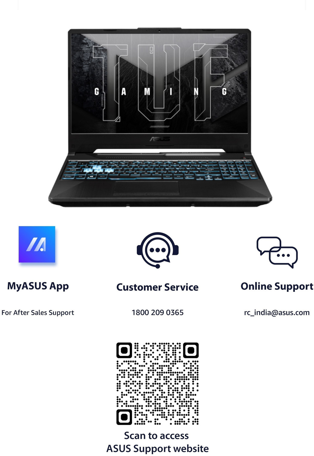 Image of ASUS TUF Gaming F15 - AI Powered Gaming Intel Core i5 11th Gen 11400H - (8 GB /512 GB SSD /Windows 11 Home /4 GB Graphics /NVIDIA GeForce RTX 2050 /144 Hz /70 TGP) FX506HF-HN024W Gaming Laptop
