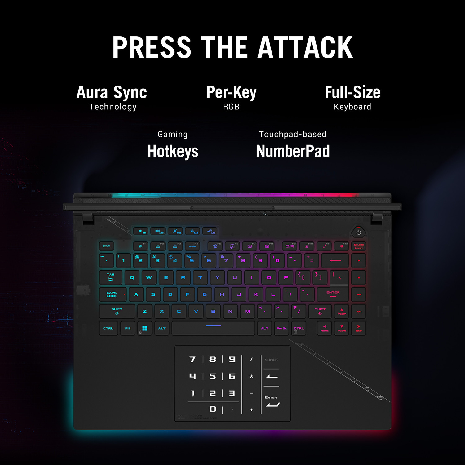 Image of ASUS ROG Strix SCAR 16 with 90WHr Battery Intel HX-Series Intel Core i9 13th Gen 13980HX - (32 GB /1 TB SSD /Windows 11 Home /16 GB Graphics /NVIDIA GeForce RTX 4090 /240 HZ /175 TGP) G634JY-NM054WS Gaming Laptop