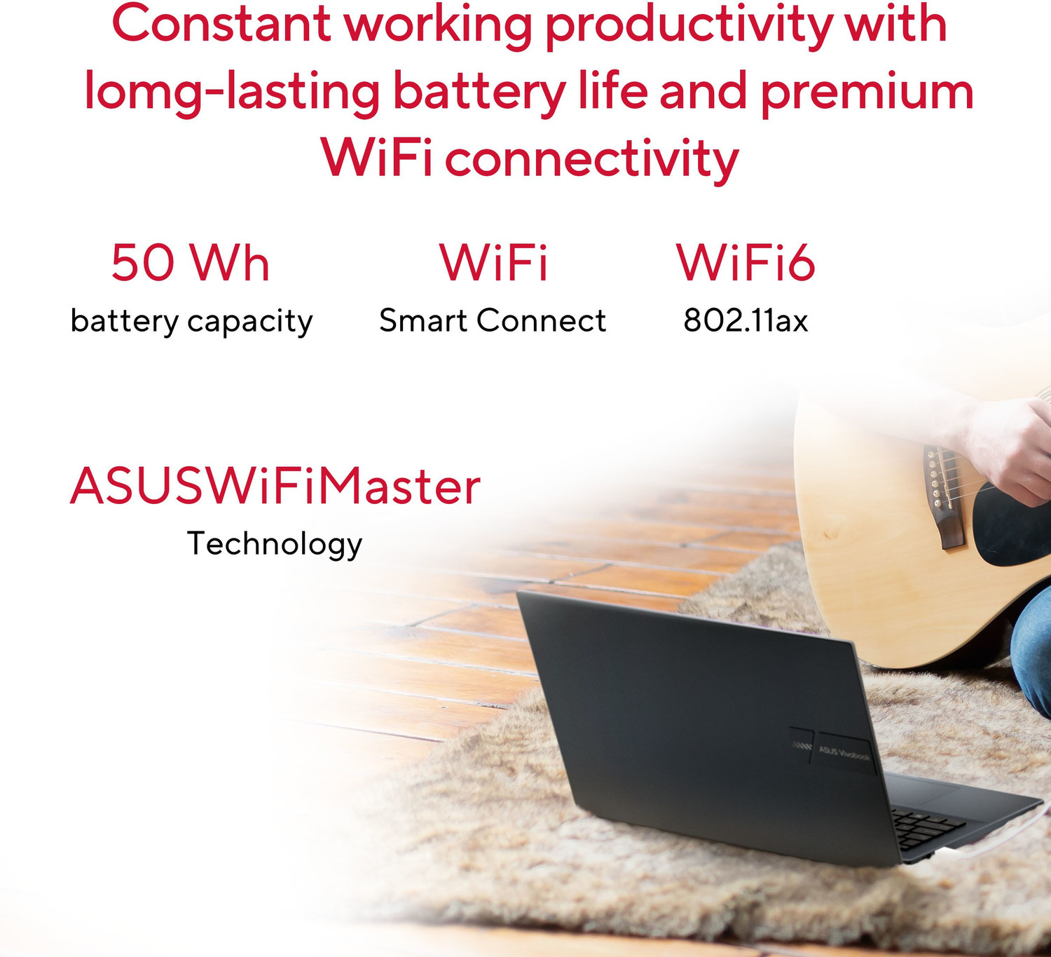 Image of ASUS Vivobook Pro 15 For Creator, AMD Ryzen 5 Hexa Core 5600HS - (16 GB /512 GB SSD /Windows 11 Home /4 GB Graphics /NVIDIA GeForce RTX 3050 /144 Hz /50 TGP) M6500QC-HN541WS Gaming Laptop