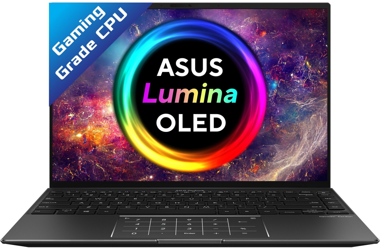 Image of ASUS Zenbook 14X OLED AMD Ryzen 7 Octa Core 5800HS - (16 GB /1 TB SSD /Windows 11 Home) UM5401QA-KM751WS Thin and Light Laptop