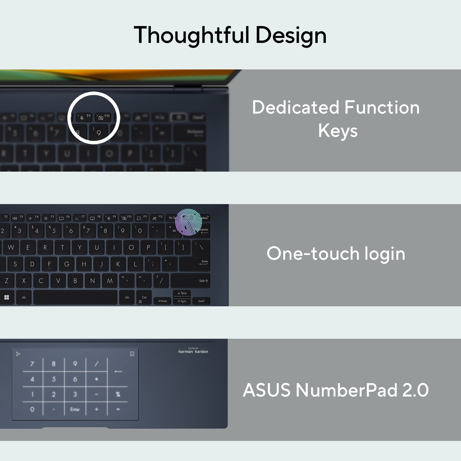 Image of ASUS Zenbook 14 OLED Intel EVO P-Series Intel Core i7 13th Gen 1360P - (16 GB /512 GB SSD /Windows 11 Home) UX3402VA-KM741WS Thin and Light Laptop