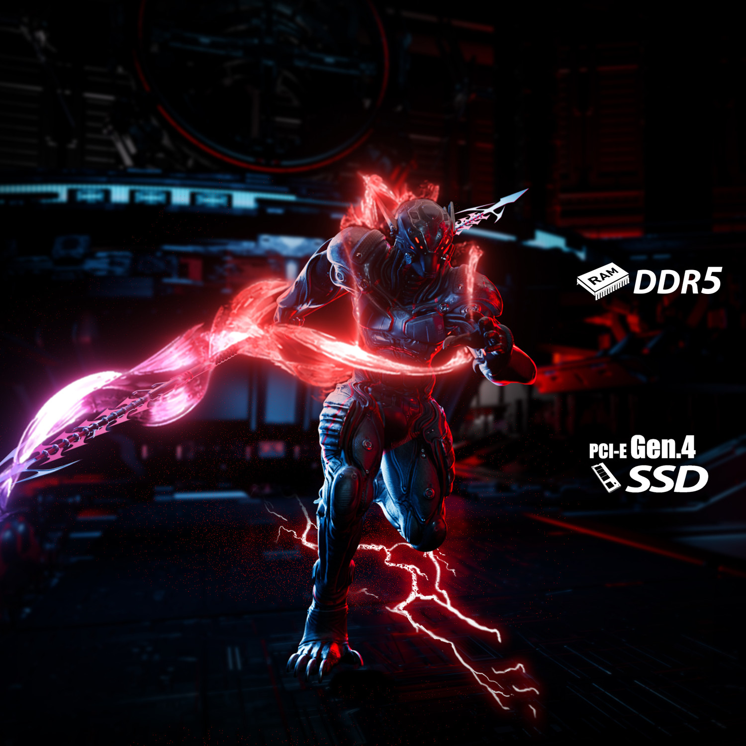 Image of MSI Pulse 17 Intel Core i7 13th Gen 13700H - (16 GB /1 TB SSD /Windows 11 Home /8 GB Graphics /NVIDIA GeForce RTX 4070 /144 Hz) Pulse 17 B13VGK-252IN Gaming Laptop