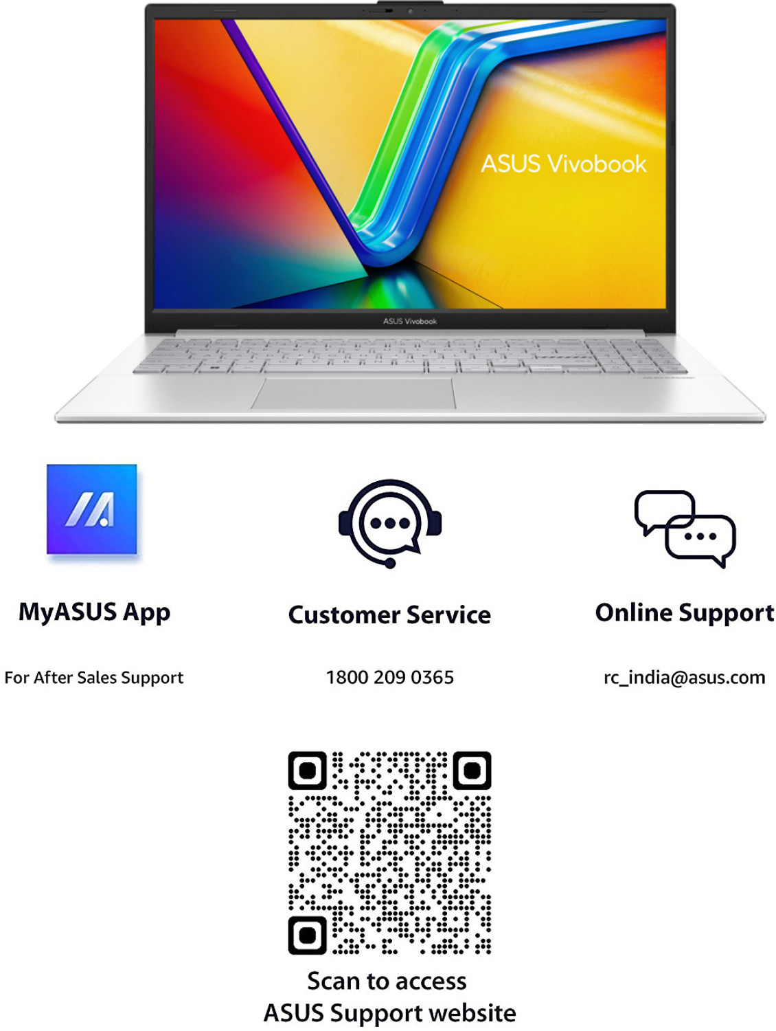 Image of ASUS Vivobook Go 15, 12th Gen, Equivalent to Intel 12th Gen, Intel Core i3 N305 - (8 GB /512 GB SSD /Windows 11 Home) E1504GA-NJ321WS | E1504GA-BQ1224WS Thin and Light Laptop