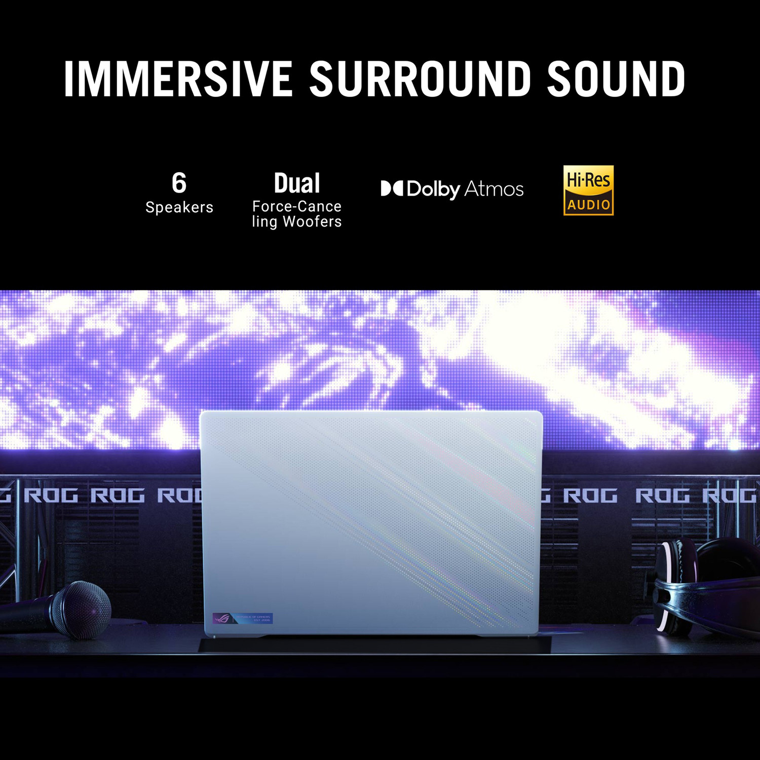 Image of ASUS ROG Zephyrus G15 AMD Ryzen 9 Octa Core 6900HS - (16 GB /1 TB SSD /Windows 11 Home /8 GB Graphics /NVIDIA GeForce RTX 3070 Ti /240 Hz) GA503RW-LN066WS Gaming Laptop