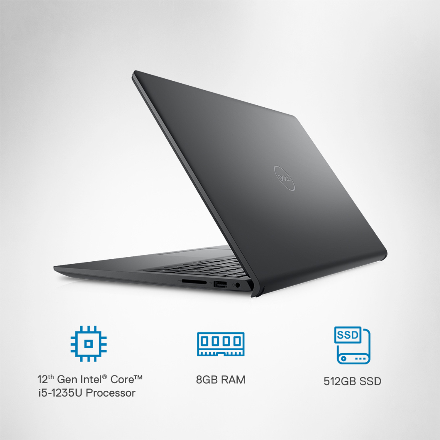 Image of DELL Intel Core i5 12th Gen 1235U - (8 GB /512 GB SSD /Windows 11 Home) New Inspiron 15 Laptop Thin and Light Laptop