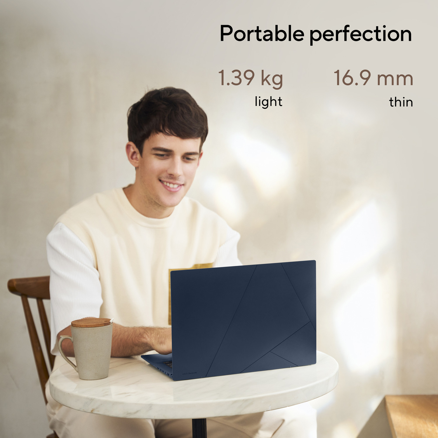 Image of ASUS Zenbook 14 OLED Intel EVO P-Series Intel Core i7 13th Gen 1360P - (16 GB /512 GB SSD /Windows 11 Home) UX3402VA-KM741WS Thin and Light Laptop