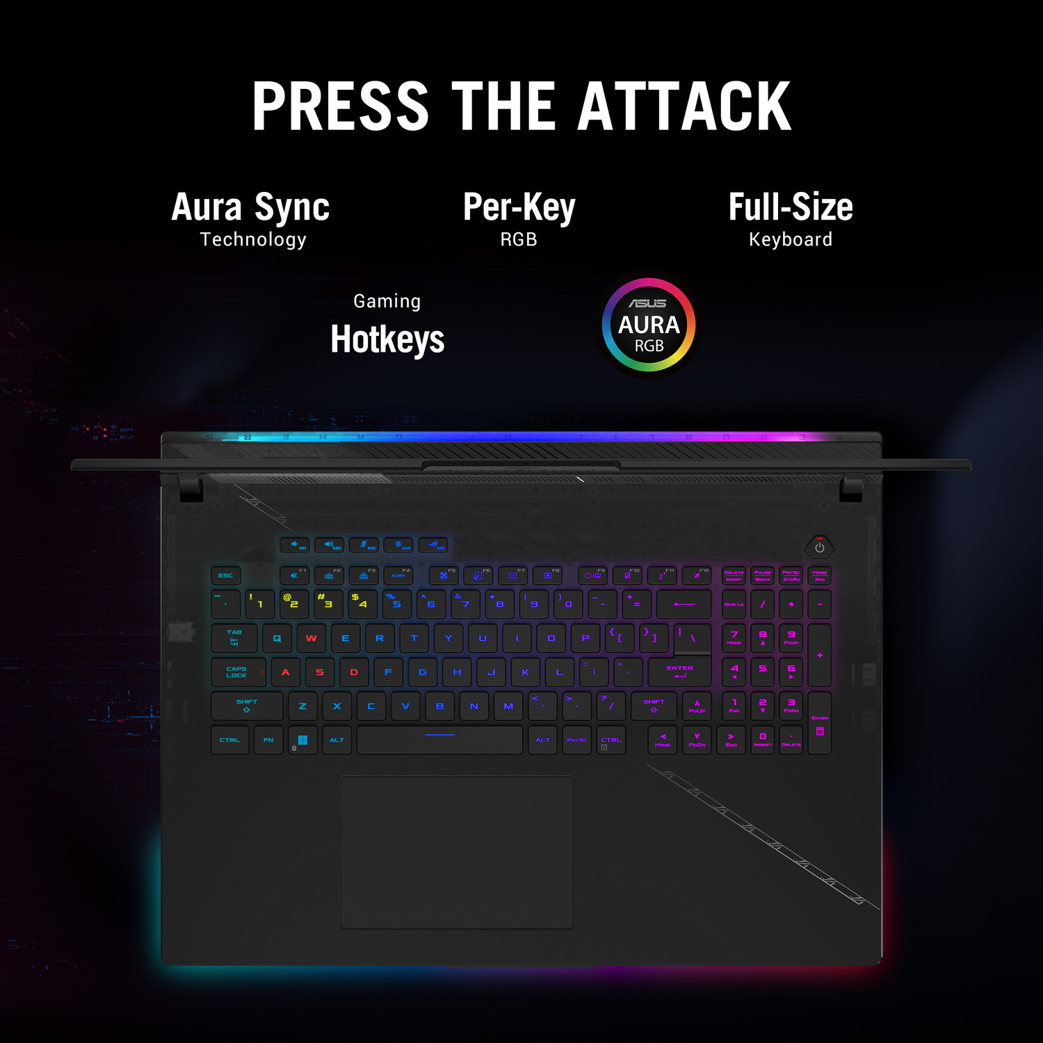 Image of ASUS ROG Strix SCAR 18 with 90WHr Battery Intel HX-Series Intel Core i9 13th Gen 13980HX - (32 GB /1 TB SSD /Windows 11 Home /12 GB Graphics /NVIDIA GeForce RTX 4080 /165 Hz /175 TGP) G834JZ-N5041WS Gaming Laptop