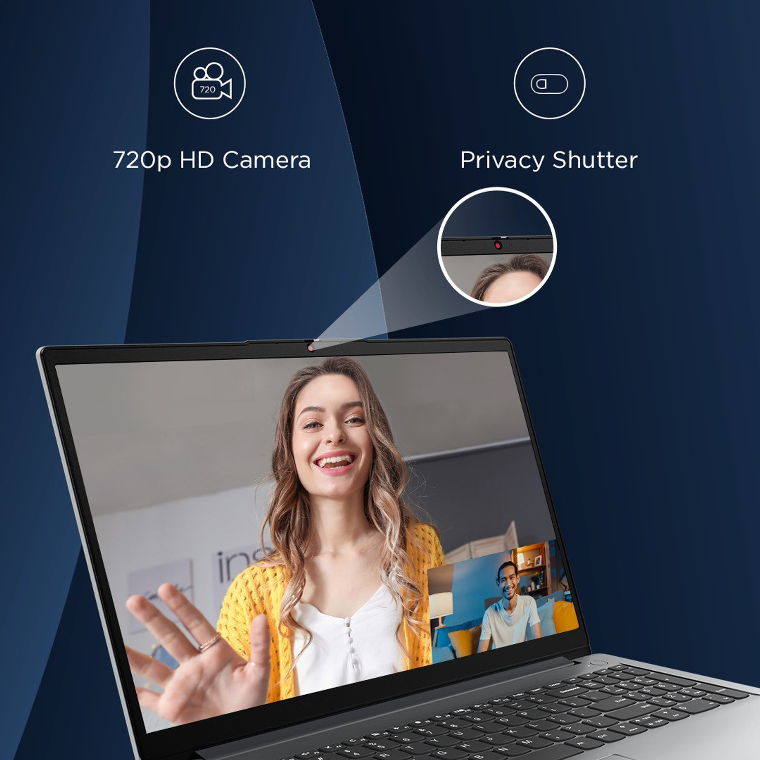 Image of Lenovo IdeaPad 1 AMD Ryzen 3 Dual Core 3250U - (8 GB /512 GB SSD /Windows 11 Home) 15ADA7 Thin and Light Laptop