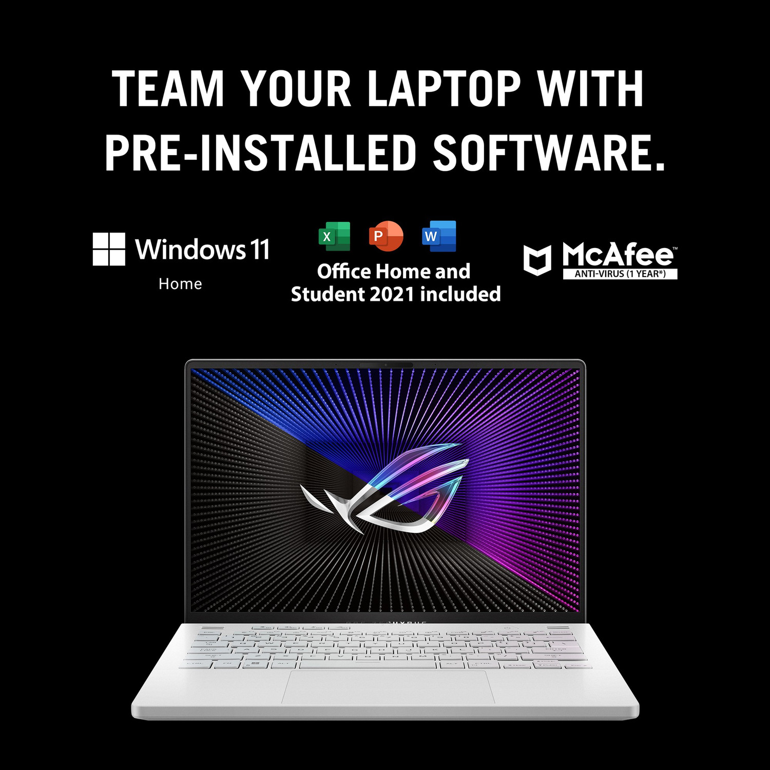 Image of ASUS ROG Zephyrus G14 AMD Ryzen 9 Octa Core AMD R9-6900HS - (32 GB /1 TB SSD /Windows 11 Home /8 GB Graphics /AMD Radeon 6800S /120 Hz) GA402RK-L8147WS Gaming Laptop