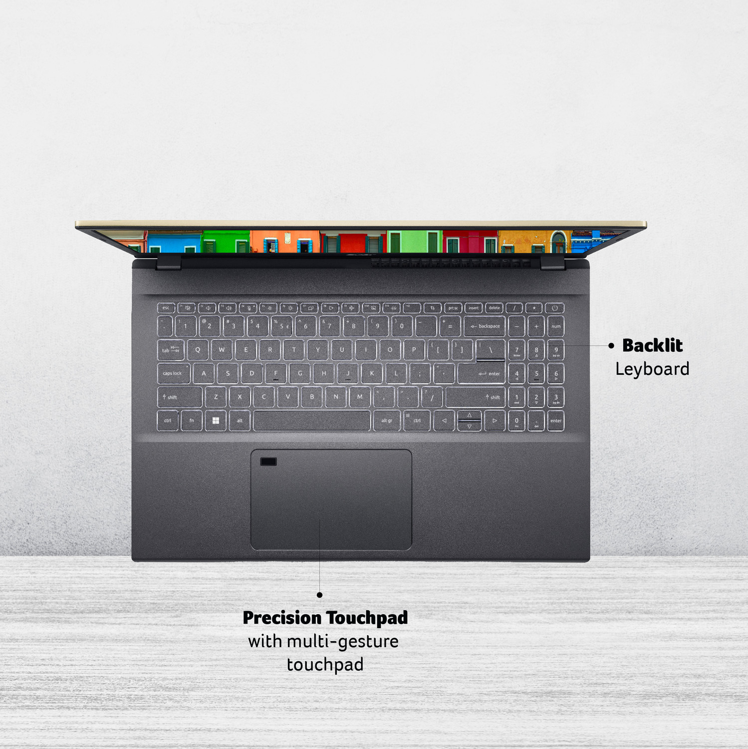 Image of Acer Aspire 5 Intel Core i5 12th Gen 1235U - (8 GB /512 GB SSD /Windows 11 Home) A515-57 Thin and Light Laptop