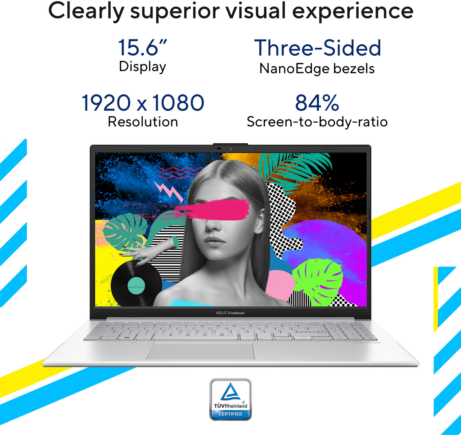 Image of ASUS Vivobook Go 15, 12th Gen, Equivalent to Intel 12th Gen, Intel Core i3 N305 - (8 GB /512 GB SSD /Windows 11 Home) E1504GA-NJ321WS | E1504GA-BQ1224WS Thin and Light Laptop