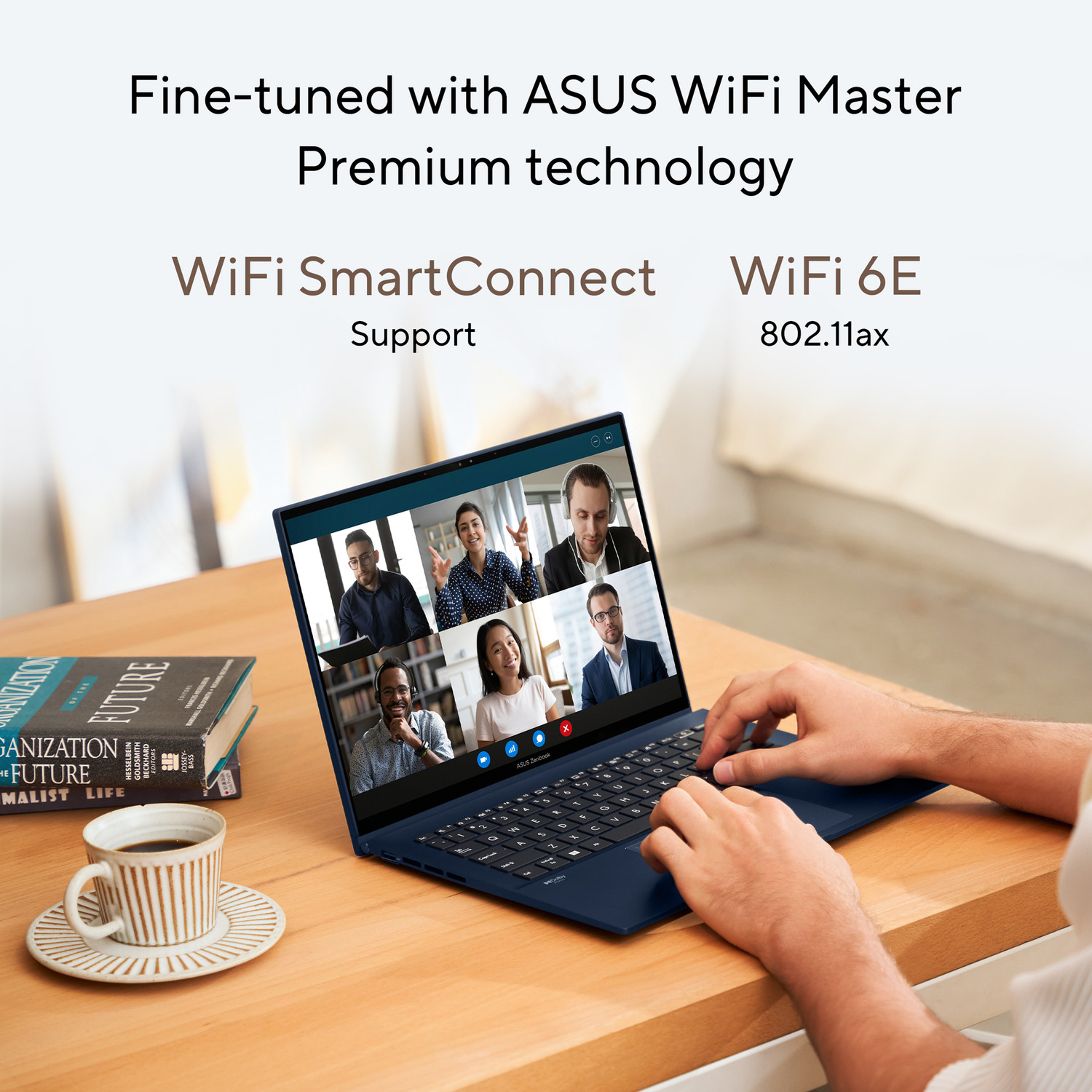 Image of ASUS Zenbook 14 OLED Intel EVO P-Series Intel Core i7 13th Gen 1360P - (16 GB /512 GB SSD /Windows 11 Home) UX3402VA-KM741WS Thin and Light Laptop