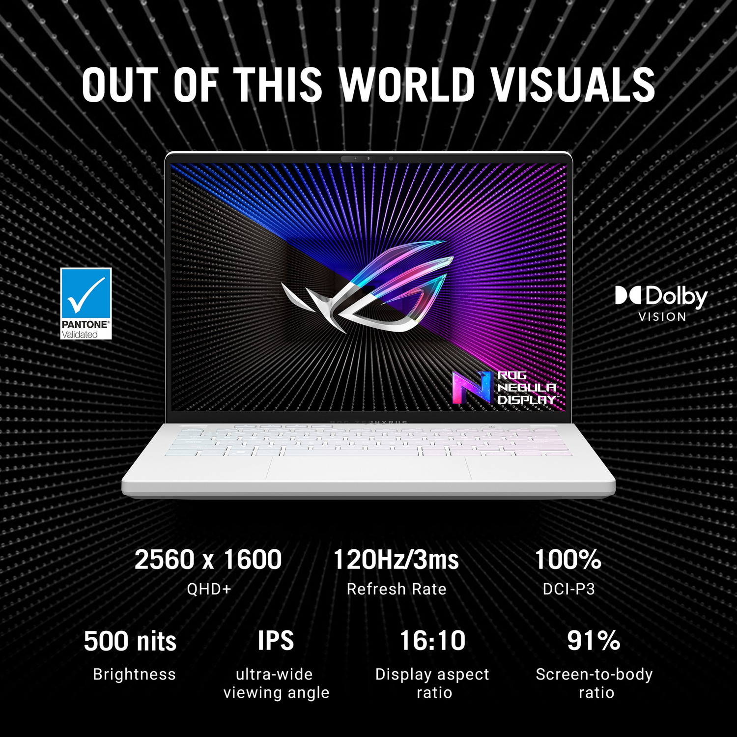 Image of ASUS ROG Zephyrus G14 AMD Ryzen 9 Octa Core AMD R9-6900HS - (32 GB /1 TB SSD /Windows 11 Home /8 GB Graphics /AMD Radeon 6800S /120 Hz) GA402RK-L8147WS Gaming Laptop