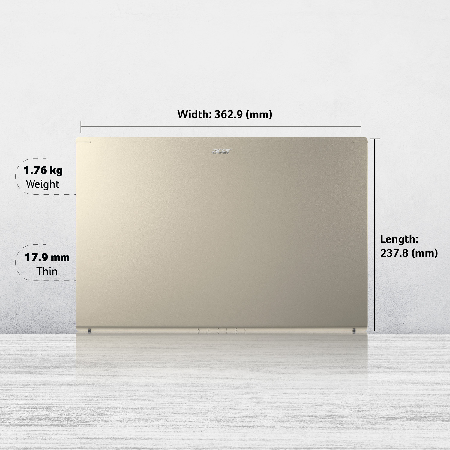 Image of Acer Aspire 5 Intel Core i5 12th Gen 1235U - (8 GB /512 GB SSD /Windows 11 Home) A515-57 Thin and Light Laptop