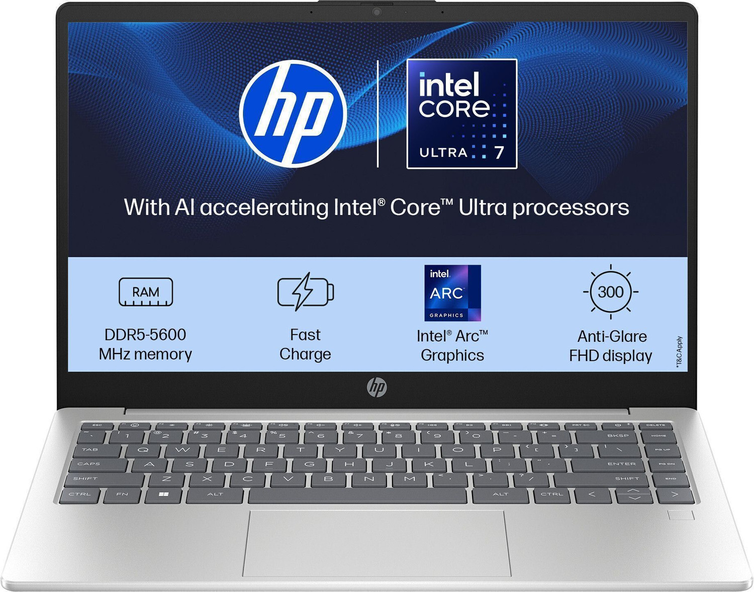 HP 14" Ultra 7 Thin & Light Laptop 16GB/512GB SSD - ₹84,900