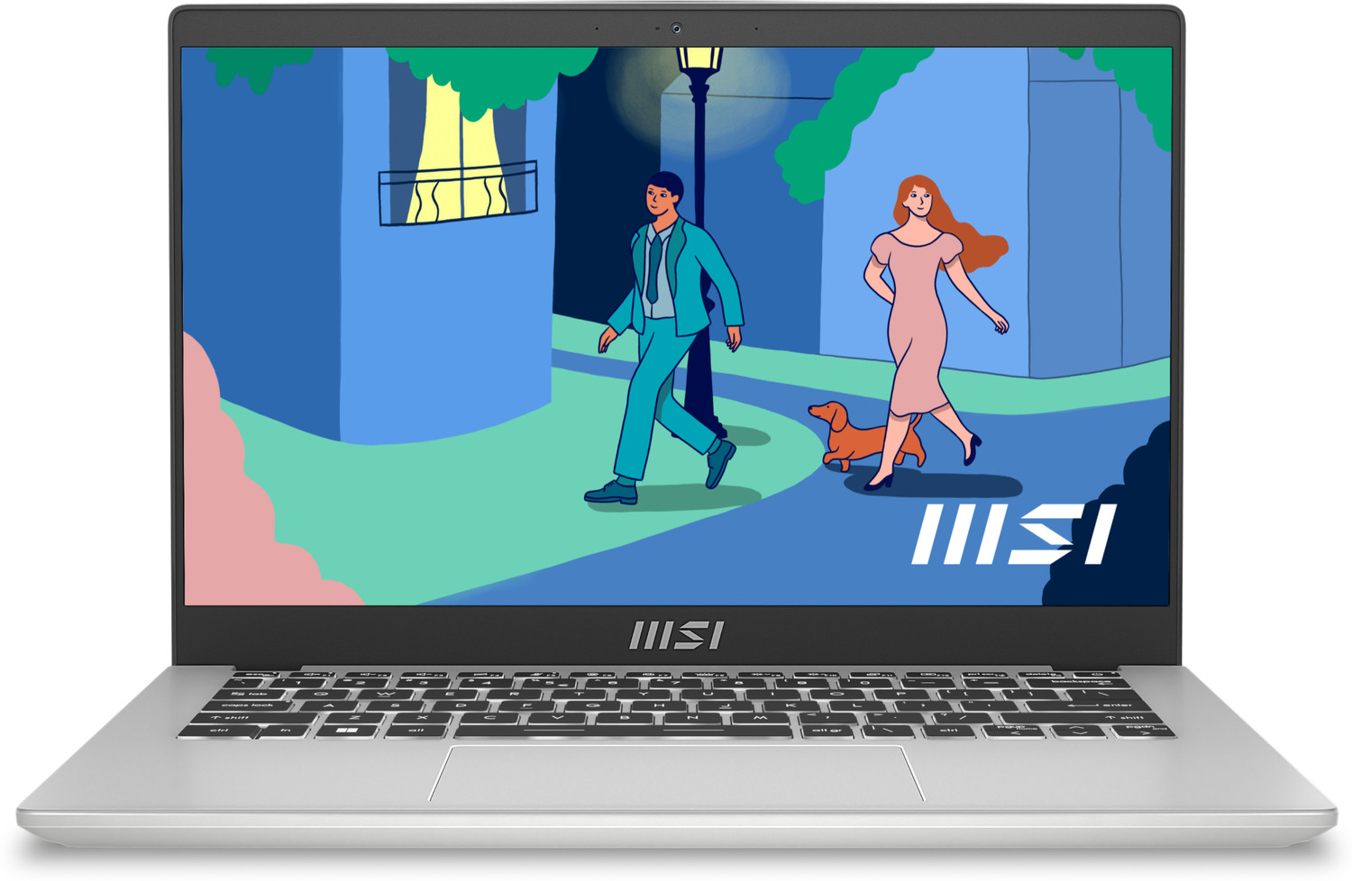 Image of MSI Modern 14 Intel Core i5 12th Gen 1235U - (8 GB /512 GB SSD /Windows 11 Home) Modern 14 C12M-440IN / Modern 14 C12MO-1021IN Thin and Light Laptop