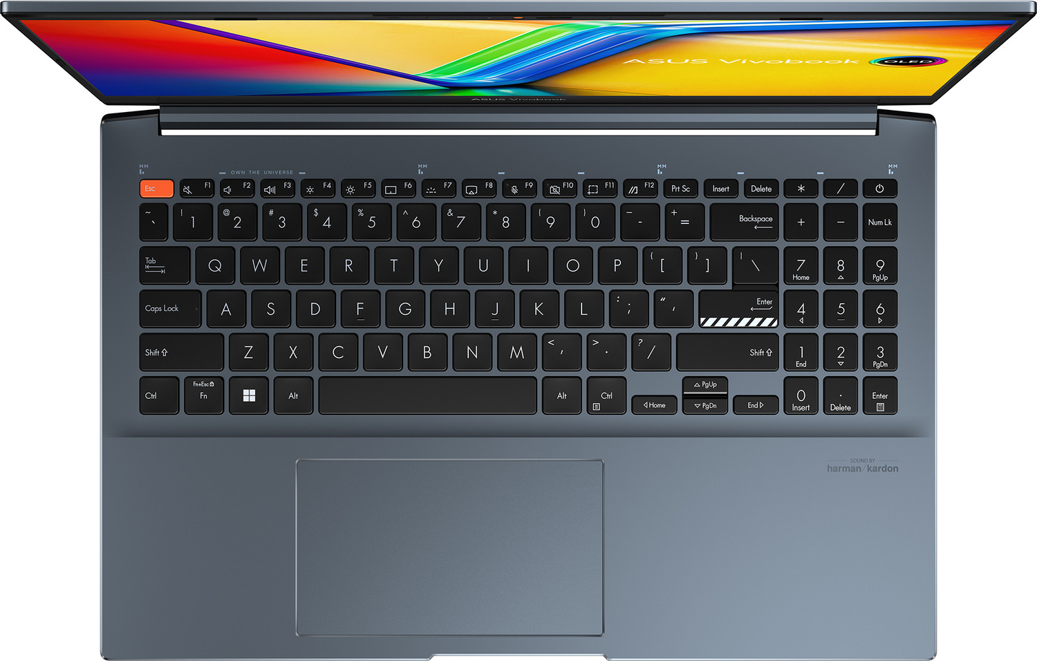 Image of ASUS Vivobook Pro 15 OLED For Creator, Intel H-Series Intel Core i9 13th Gen 13900H - (16 GB /1 TB SSD /Windows 11 Home /6 GB Graphics /NVIDIA GeForce RTX 4050 /120 Hz /65 TGP) K6502VU-MA951WS Gaming Laptop