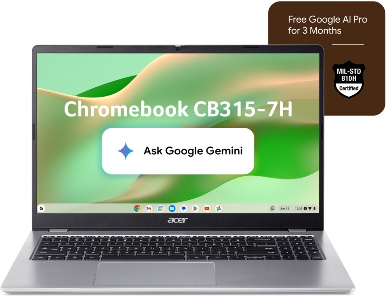 Acer Chromebook Intel Core 3 N355 - (4 GB/128 GB EMMC Storage/Chrome O