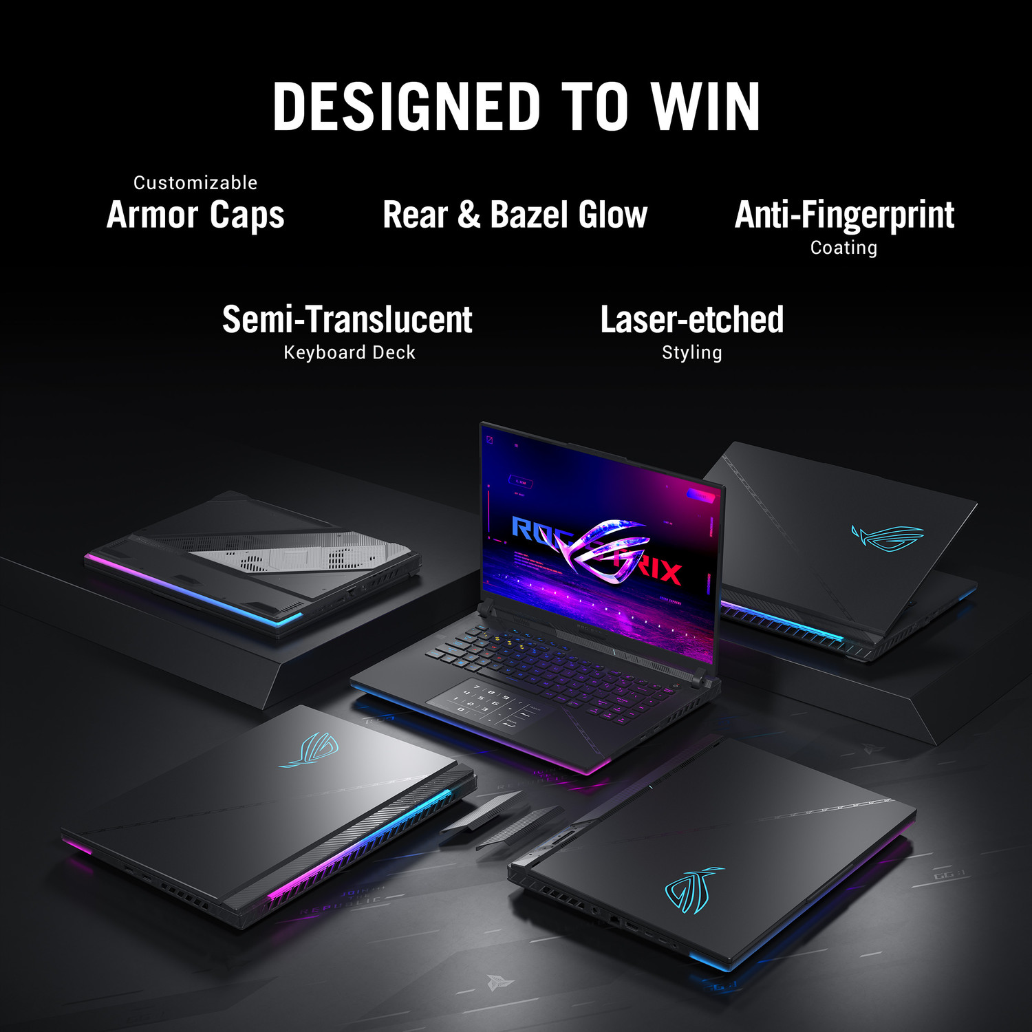 Image of ASUS ROG Strix SCAR 16 with 90WHr Battery Intel HX-Series Intel Core i9 13th Gen 13980HX - (32 GB /1 TB SSD /Windows 11 Home /16 GB Graphics /NVIDIA GeForce RTX 4090 /240 HZ /175 TGP) G634JY-NM054WS Gaming Laptop