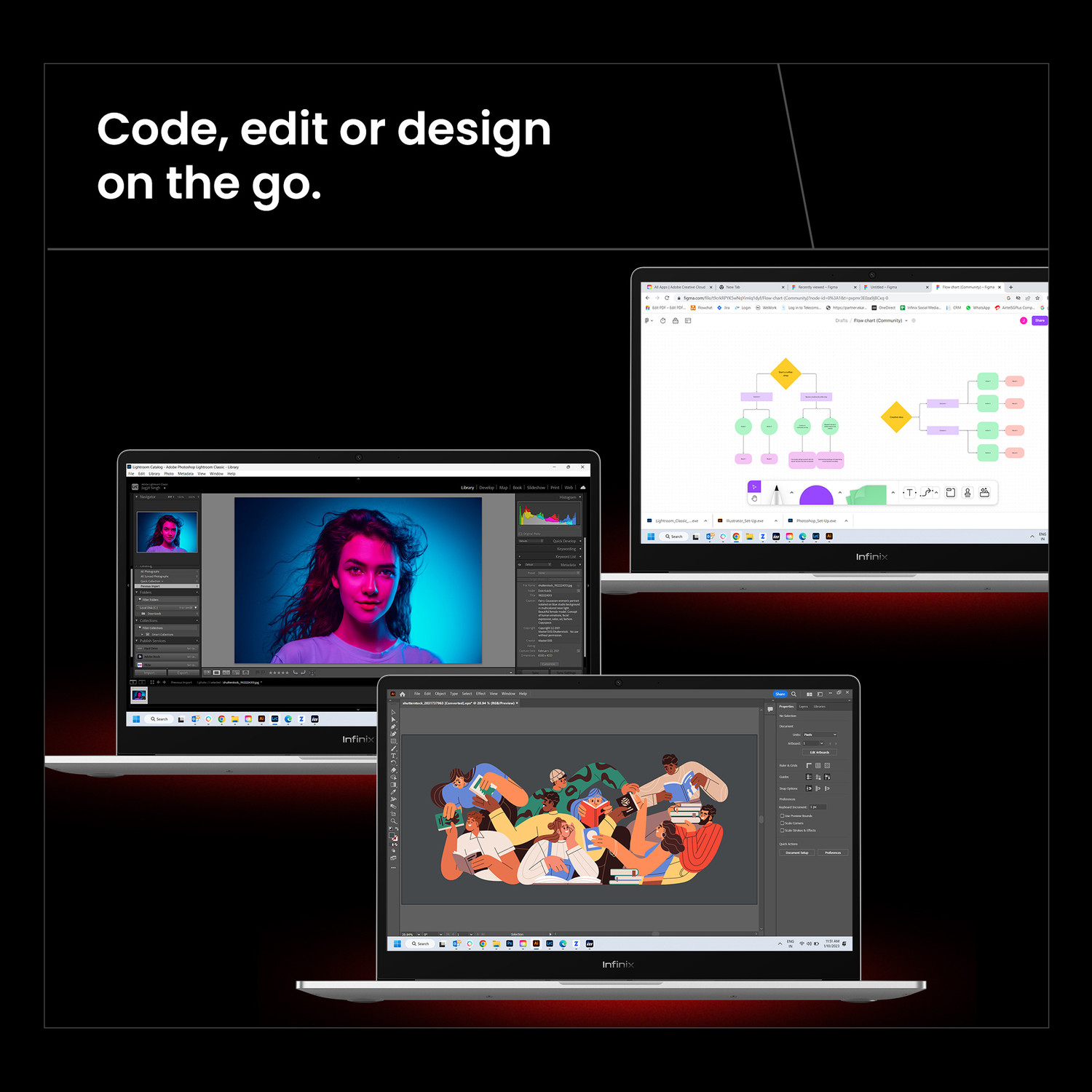 Image of Infinix ZERO BOOK ULTRA Series Intel Core i9 12th Gen 12900H - (32 GB /1 TB SSD /Windows 11 Home) ZL12 Business Laptop