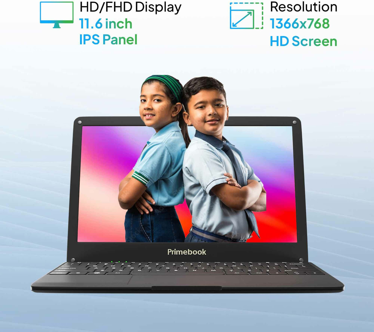 Image of Primebook 4G Android Based MediaTek MT8788 - (4 GB /128 GB EMMC Storage /Prime OS) 4G Thin and Light Laptop