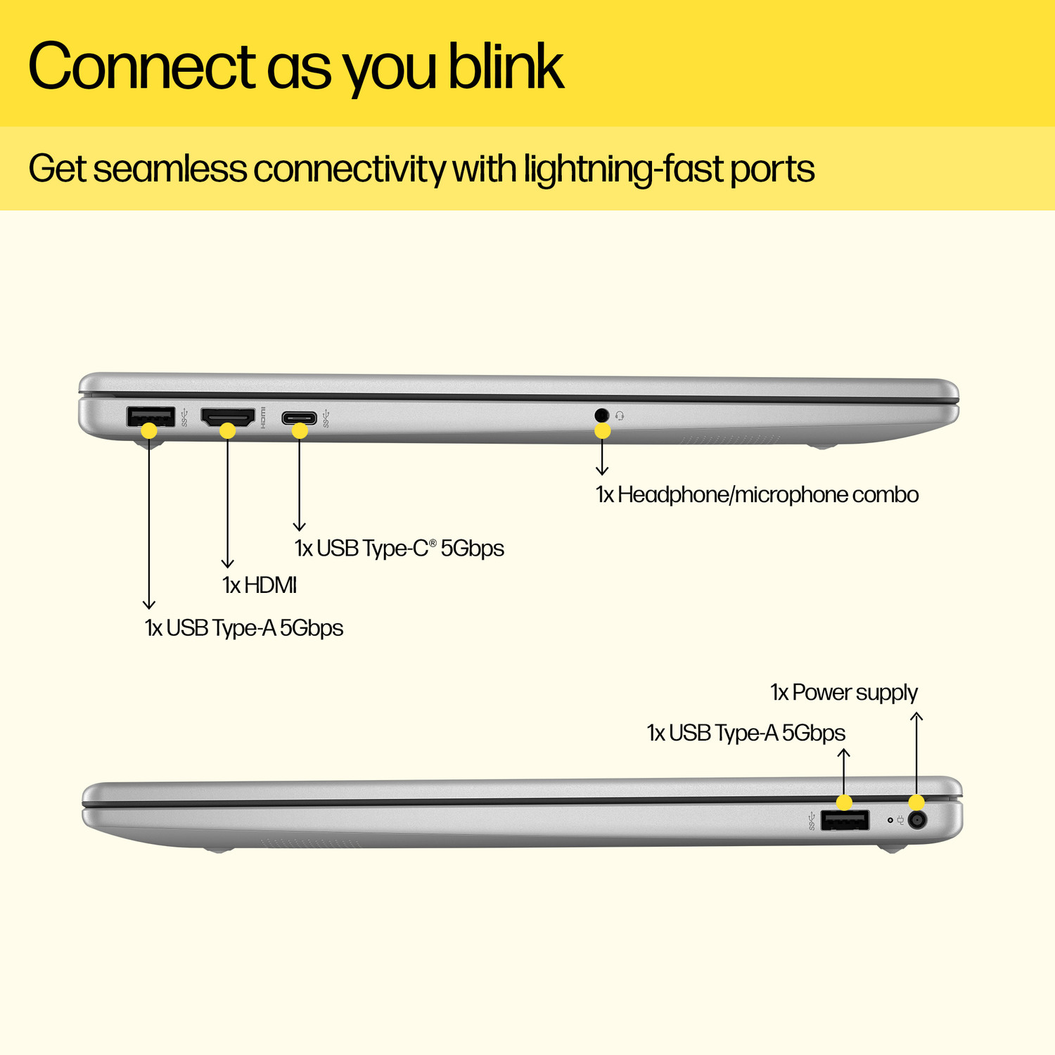 Image of HP 15s Intel Core i3 13th Gen 1315U - (8 GB /512 GB SSD /Windows 11 Home) 15-fd0006TU / 15-fd0569TU Thin and Light Laptop