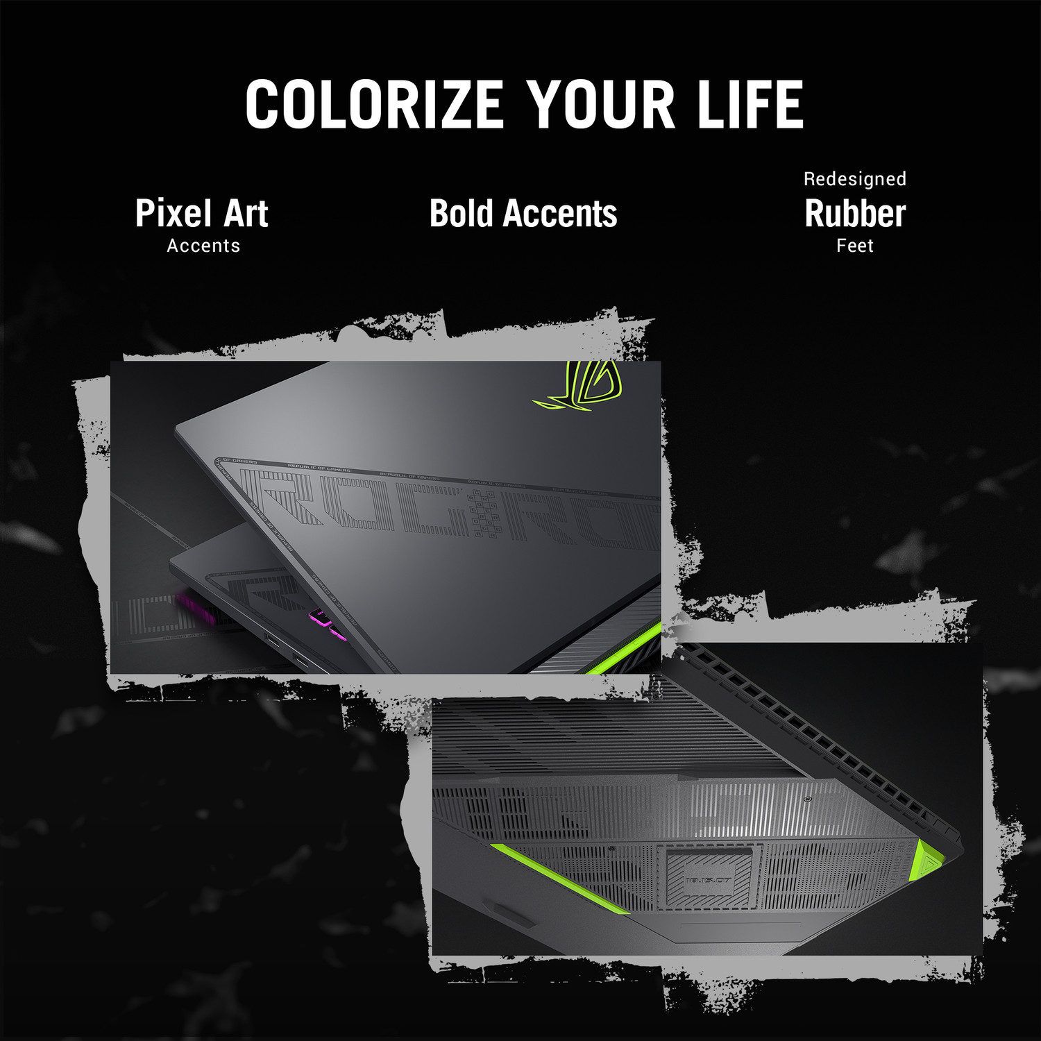 Image of ASUS ROG Strix G16 with 90WHr Battery Intel HX-Series Intel Core i9 13th Gen 13980HX - (16 GB /1 TB SSD /Windows 11 Home /8 GB Graphics /NVIDIA GeForce RTX 4070 /240 HZ /140 TGP) G614JI-N4151WS Gaming Laptop