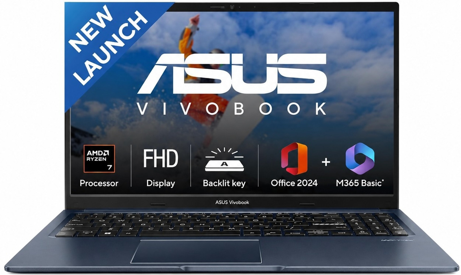 ASUS Vivobook 15 Ryzen 7 5800H Laptop – 16GB/512GB SSD