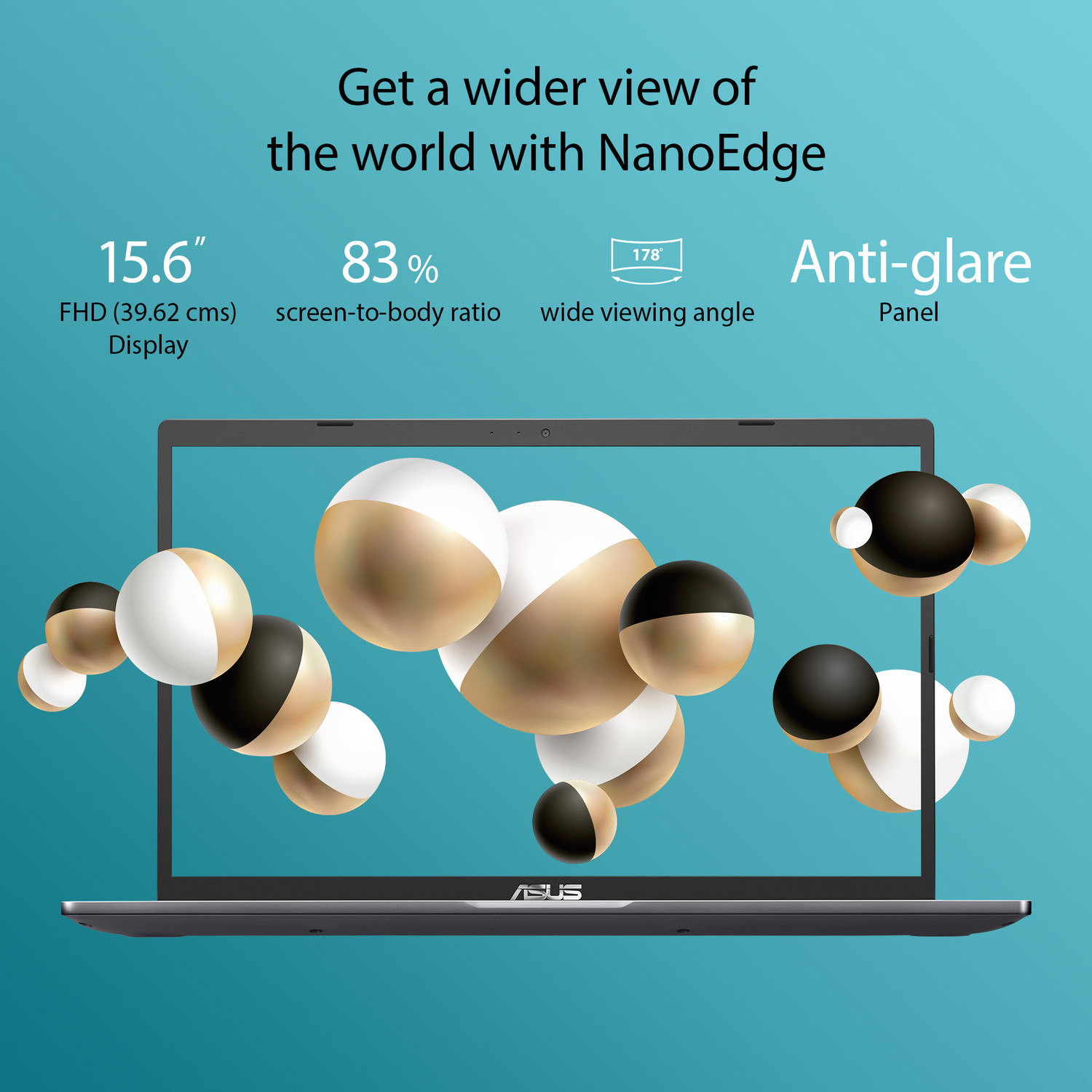 Image of ASUS VivoBook 15 Intel Core i5 10th Gen 1035G1 - (8 GB /1 TB HDD /Windows 10 Home) X515JA-EJ501T Thin and Light Laptop