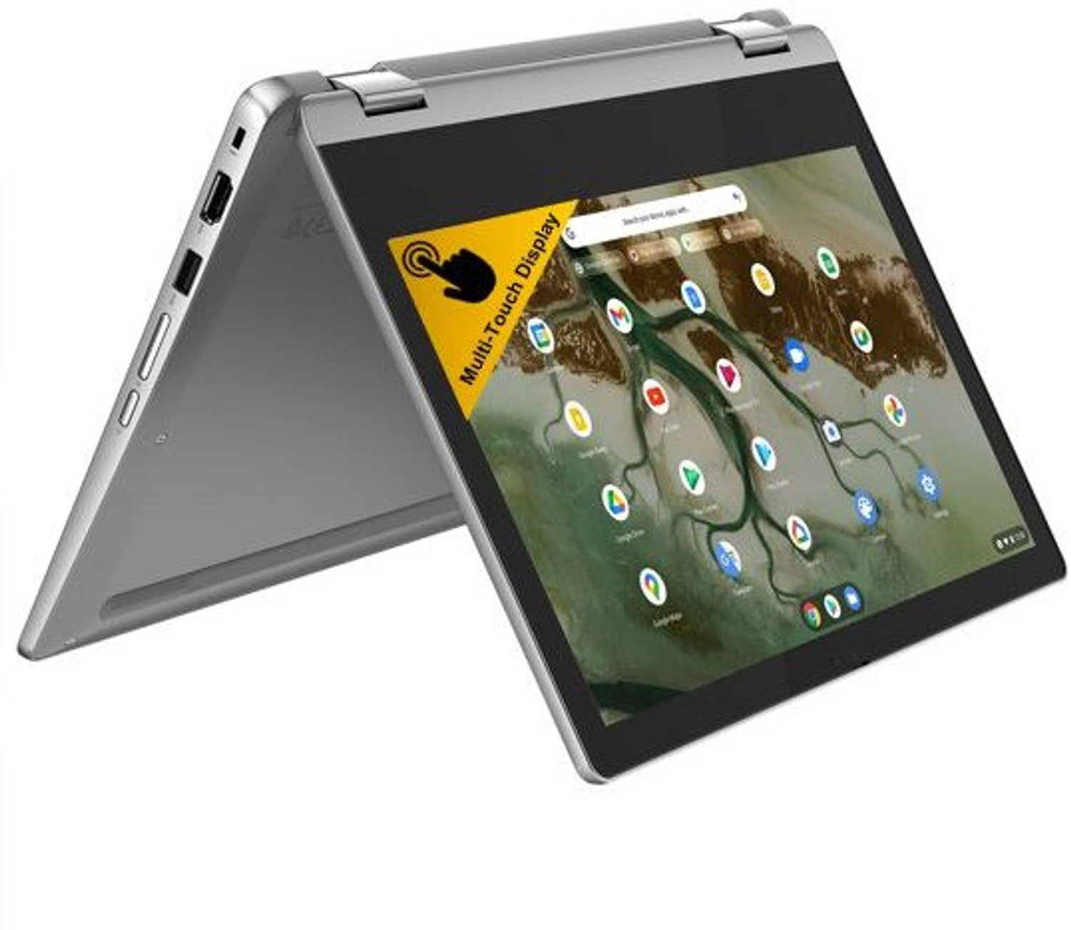 Image of Lenovo Chromebook Intel Celeron Dual Core N4500 - (4 GB /128 GB EMMC Storage /Chrome OS) CB 11IJL6 Chromebook
