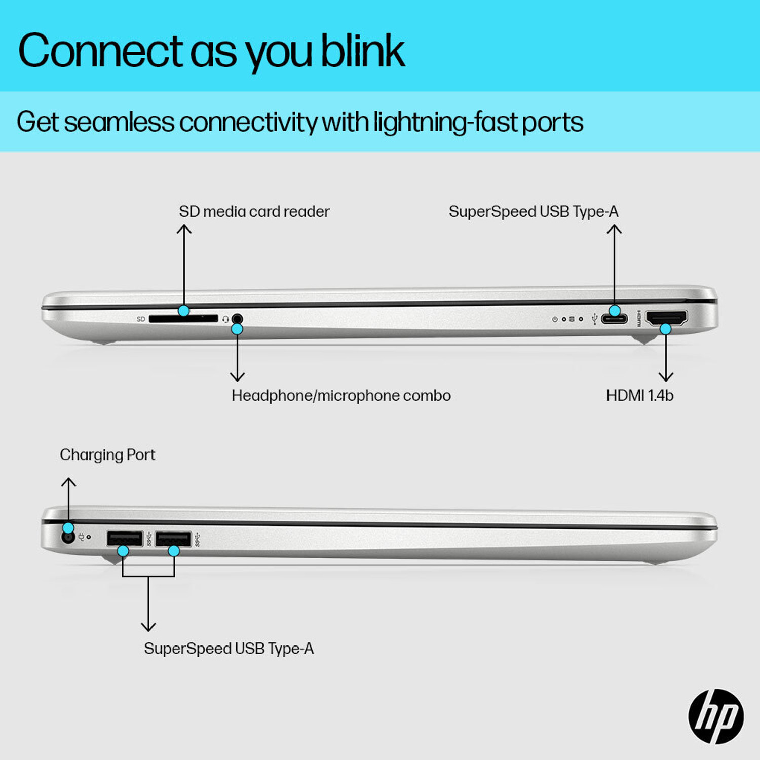 Image of HP 15s Intel Core i3 12th Gen 1215U - (8 GB /512 GB SSD /Windows 11 Home) 15s-fq5007TU Thin and Light Laptop