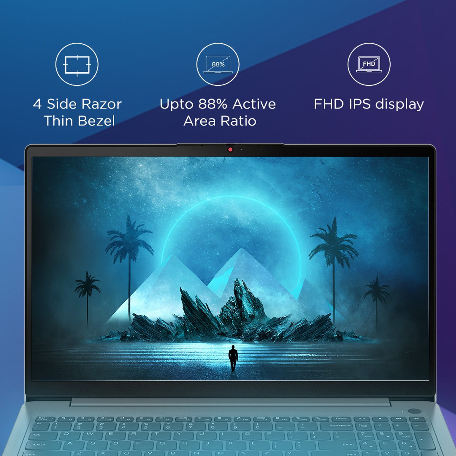 Image of Lenovo IdeaPad Slim 3 Intel Core i3 12th Gen 1215U - (8 GB /512 GB SSD /Windows 11 Home) 14IAU7 Thin and Light Laptop