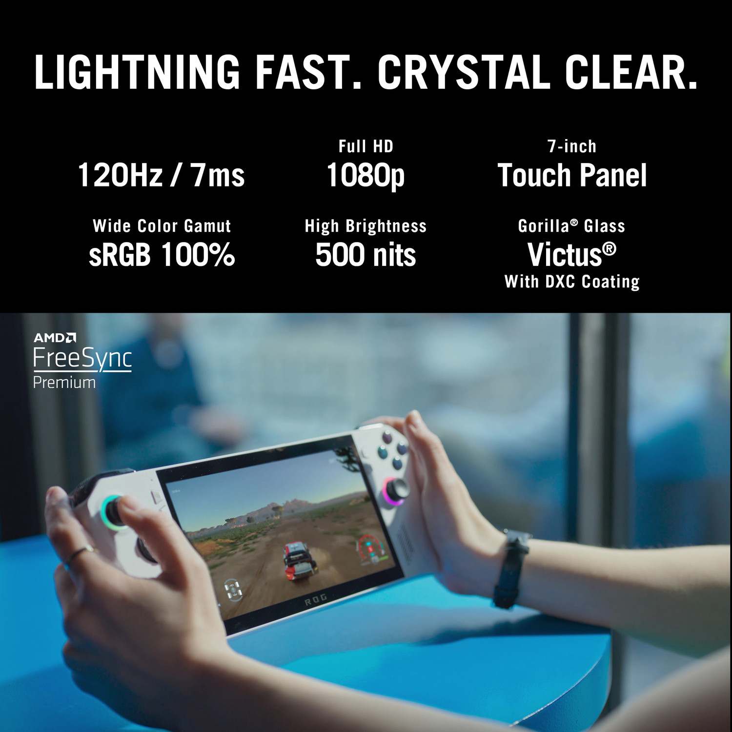 Image of ASUS ROG Ally AMD Ryzen Z1 Octa Core Extreme - (16 GB /512 GB SSD /Windows 11 Home) RC71L-NH001W Handheld Gaming PC