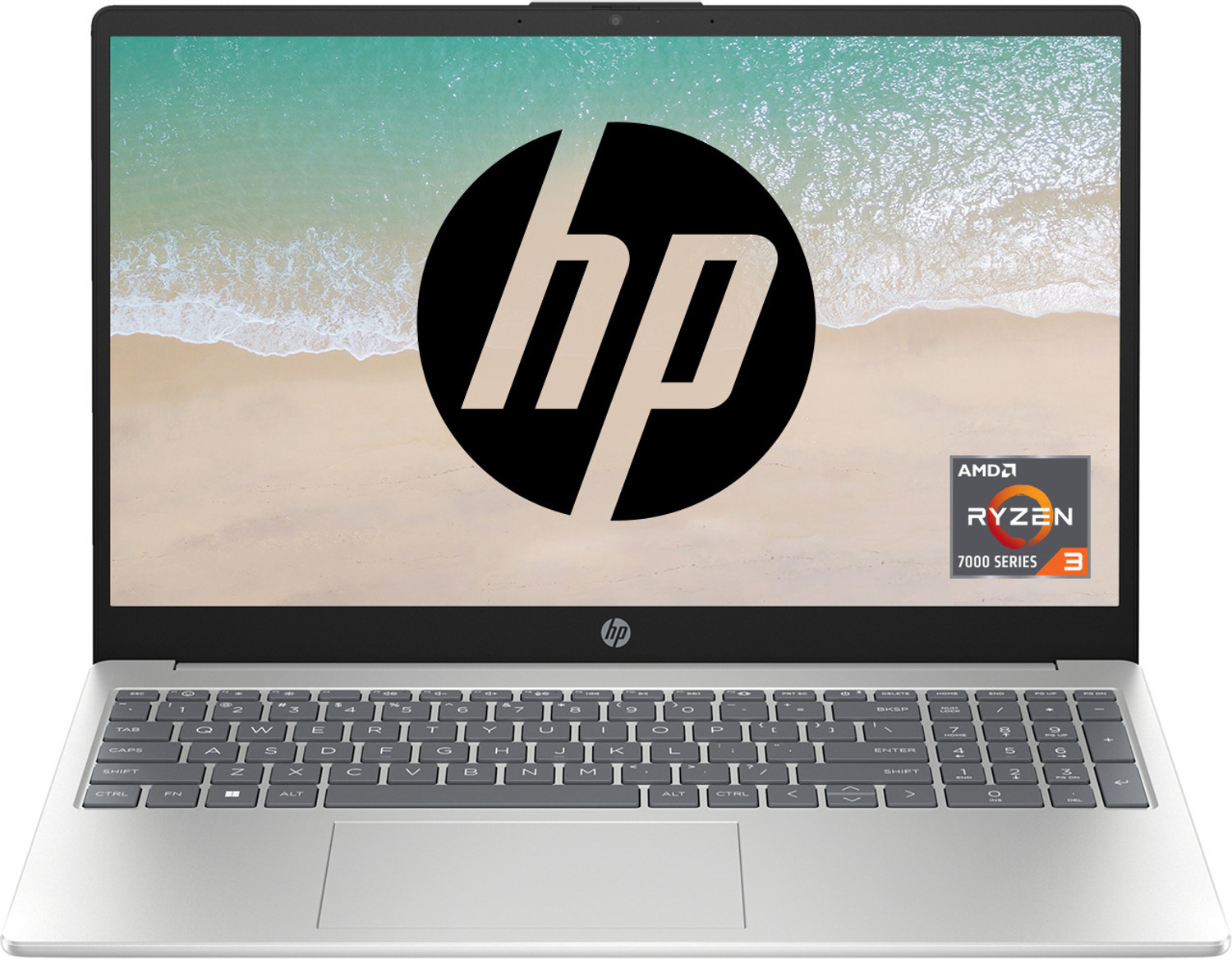 HP Ryzen 3 Quad Core 7320U - (8 GB/512 GB SSD/Windows 11 Home) 15-fc00