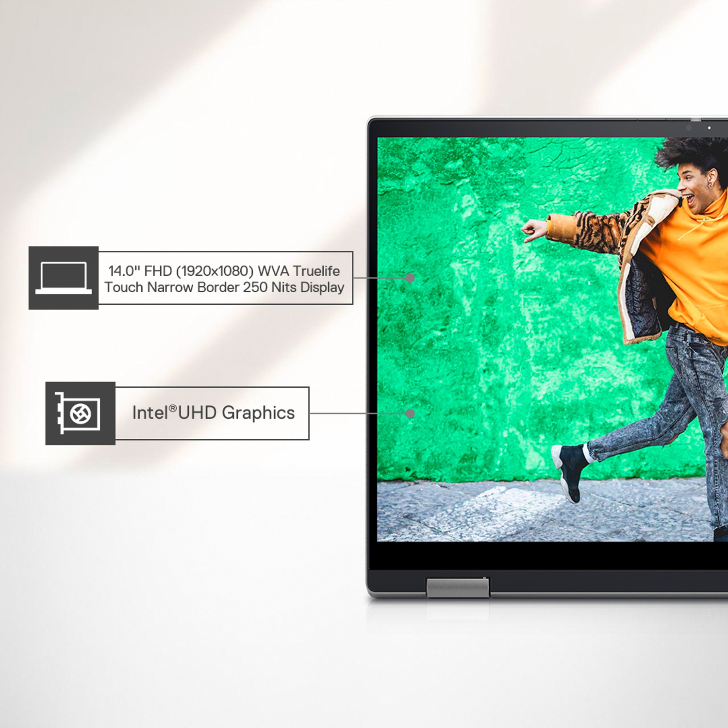 Image of DELL Intel Core i3 12th Gen 1215U - (8 GB /256 GB SSD /Windows 11 Home) Inspiron 7420 Thin and Light Laptop