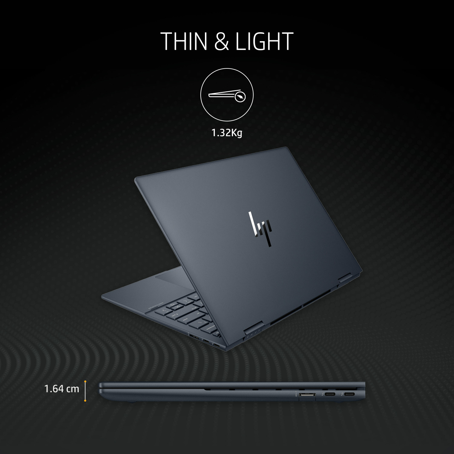 Image of HP Envy x360 Creator OLED Eyesafe Evo Intel Core i5 12th Gen 1230U - (16 GB /512 GB SSD /Windows 11 Home) 13-bf0058TU Thin and Light Laptop