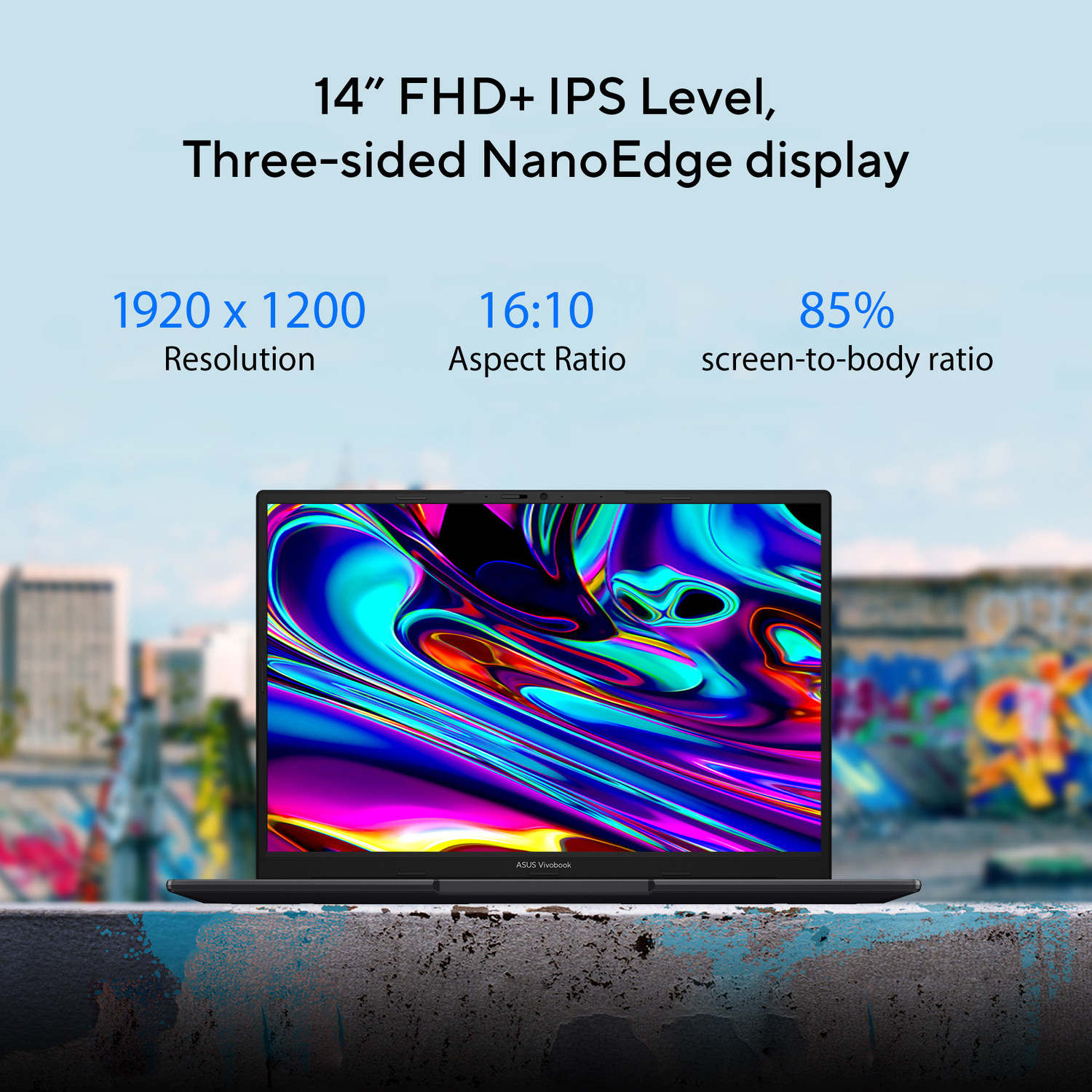 Image of ASUS Vivobook S 14 Intel EVO H-Series, with Backlit Keyboard, Intel Core i5 12th Gen 12500H - (16 GB /512 GB SSD /Windows 11 Home) S3402ZA-LY542WS Thin and Light Laptop