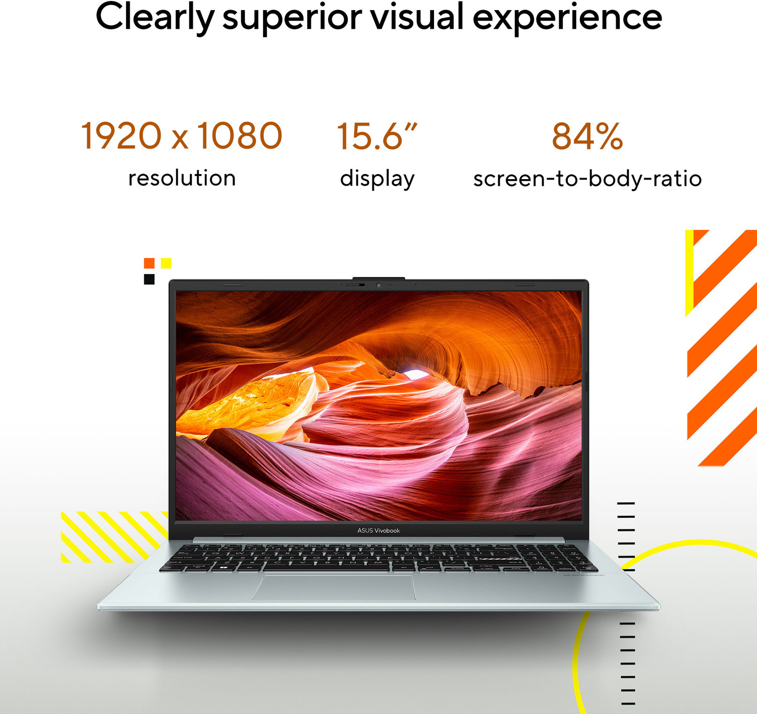 Image of ASUS Vivobook Go 15 AMD Ryzen 3 Quad Core 7320U - (8 GB /512 GB SSD /Windows 11 Home) E1504FA-NJ323WS Thin and Light Laptop