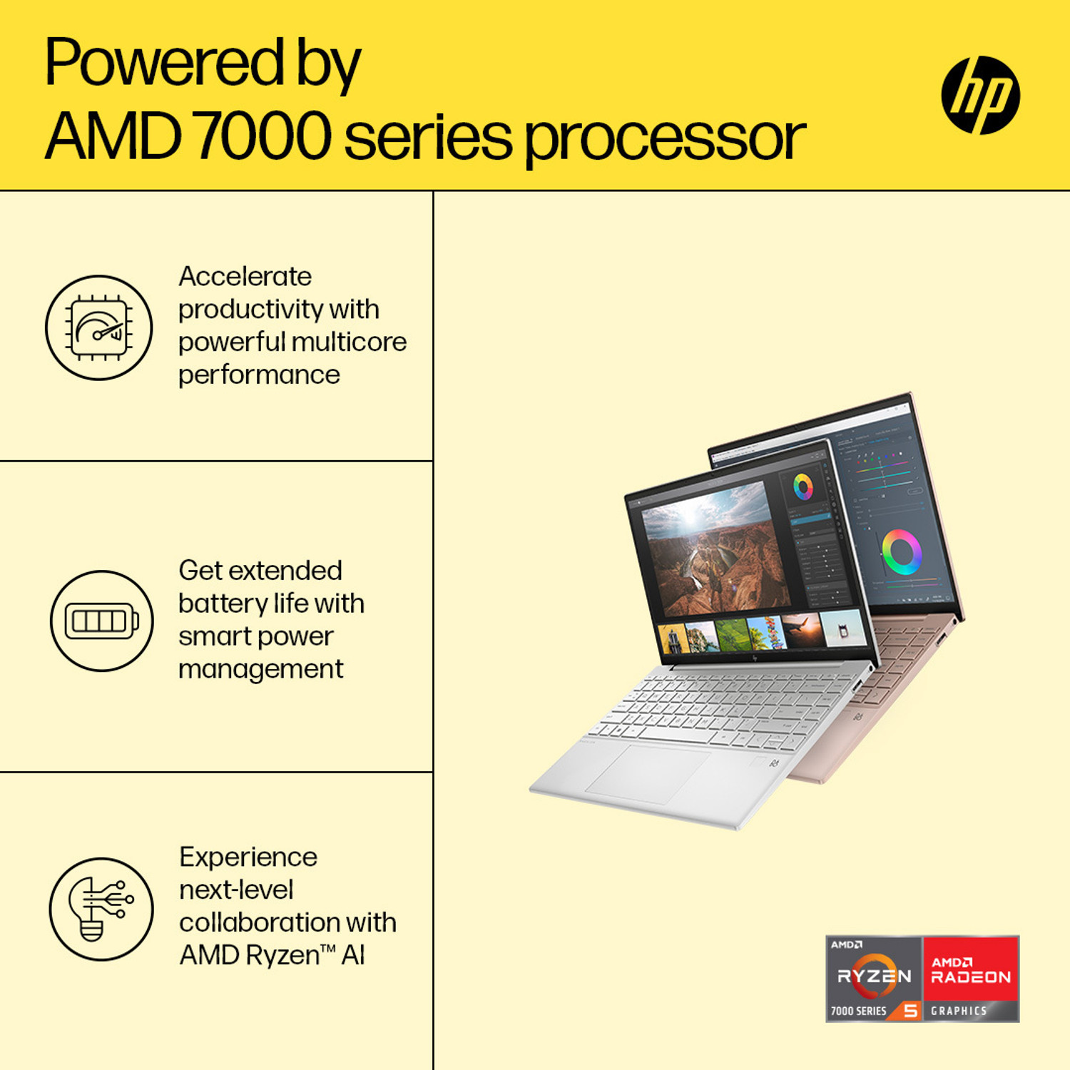 Image of HP Pavilion Aero AMD Ryzen 7 Octa Core 7735U - (16 GB /1 TB SSD /Windows 11 Home) 13-BE2046AU Thin and Light Laptop