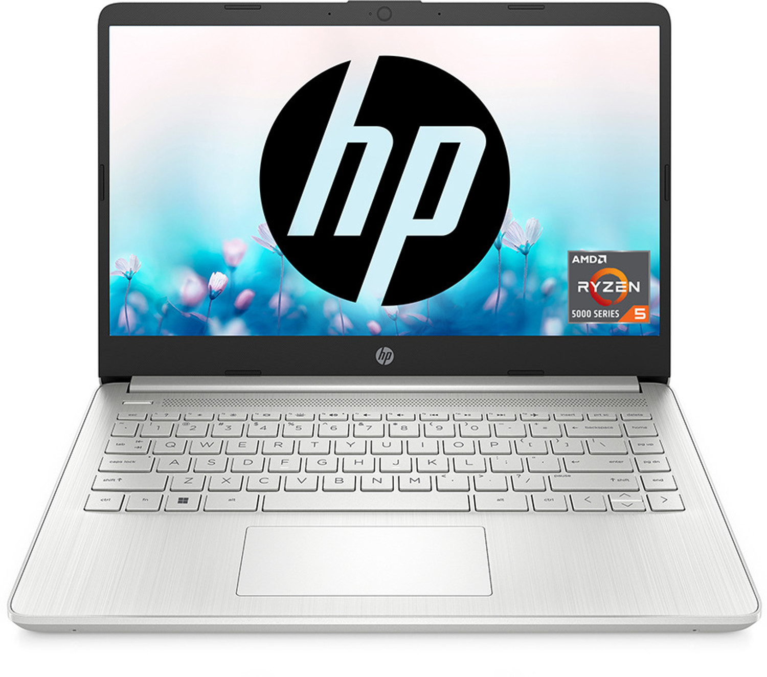 Image of HP 14s AMD Ryzen 5 Quad Core 5500U - (16 GB /512 GB SSD /Windows 11 Home) fy1003AU Thin and Light Laptop