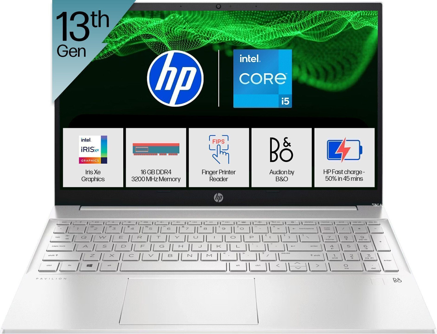 HP Pavilion 15-eg3079TU i5 13th Gen Laptop– 16GB/512GB SSD