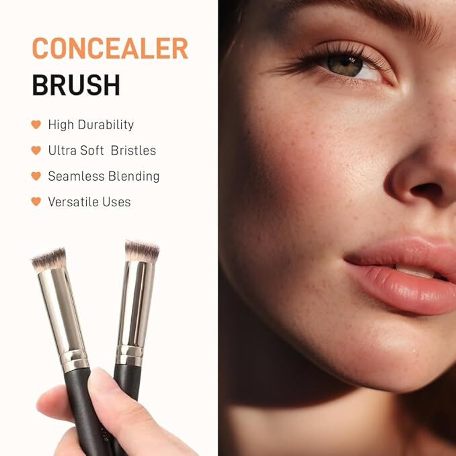 Image of Morbee Concealer corrector, Palette Waterproof Concealer With Full Coverage Q14 Concealer (BEIGE, 25 ml)