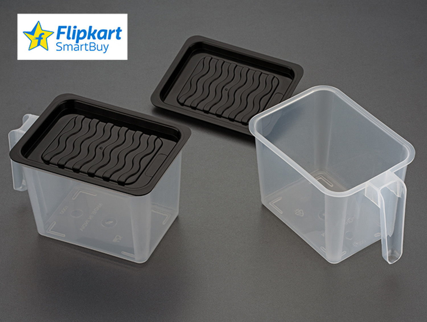Image of Flipkart SmartBuy Plastic Grocery Container - 1000 ml