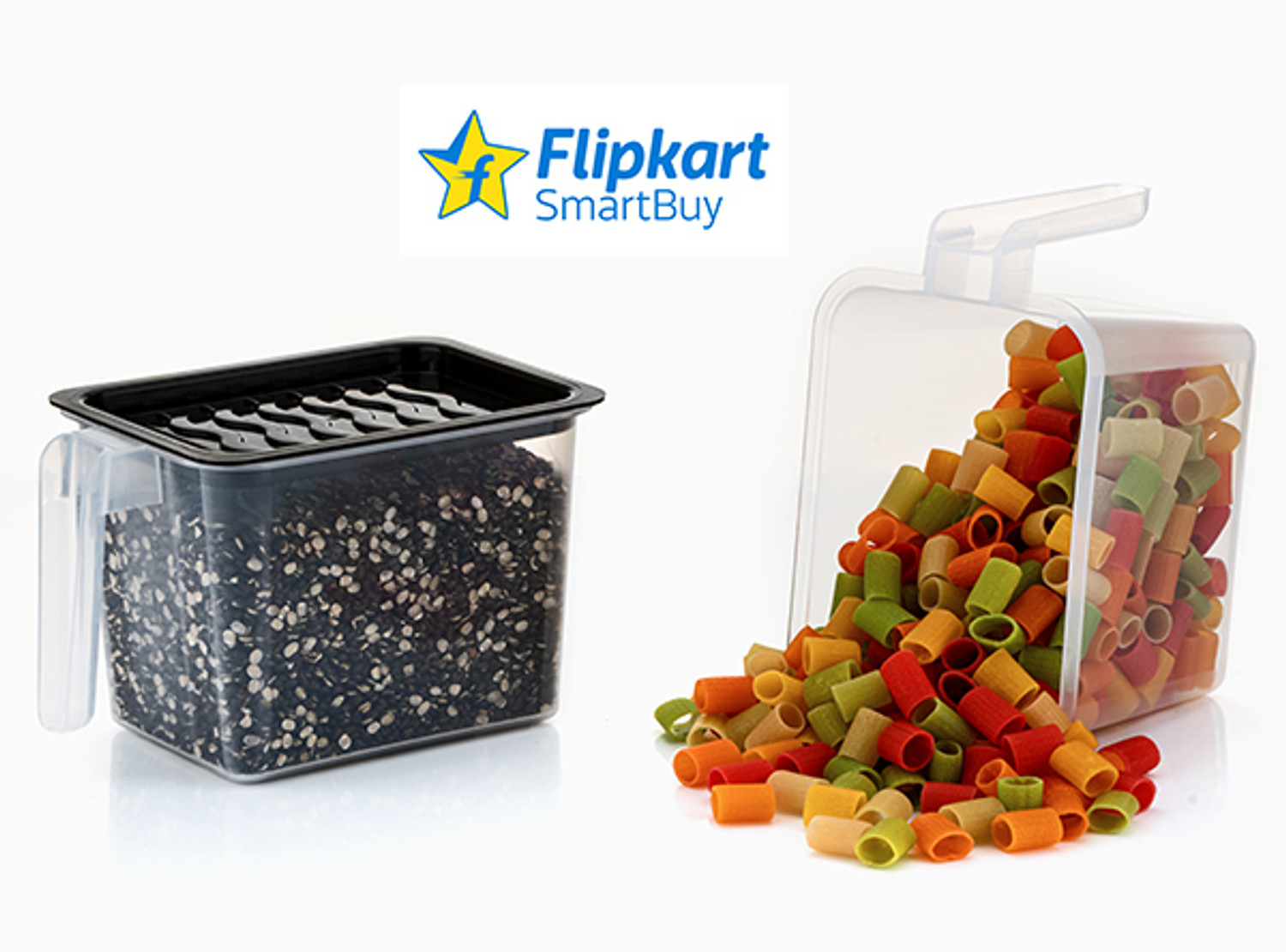 Image of Flipkart SmartBuy Plastic Grocery Container - 1000 ml