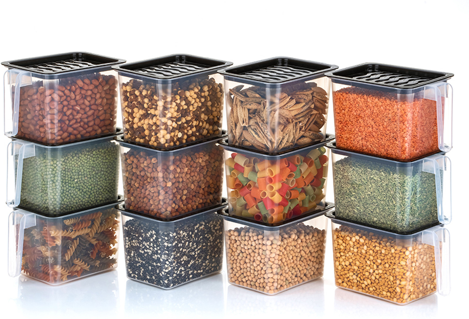 Image of Flipkart SmartBuy Plastic Grocery Container - 1000 ml