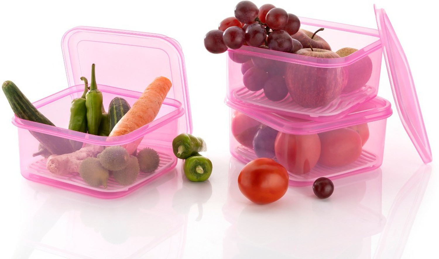 Image of Flipkart SmartBuy Plastic Fridge Container - 1500 ml