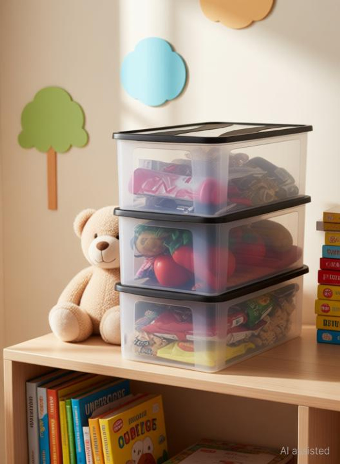 Image of Randal Shelf Organizers (White, Plastic)