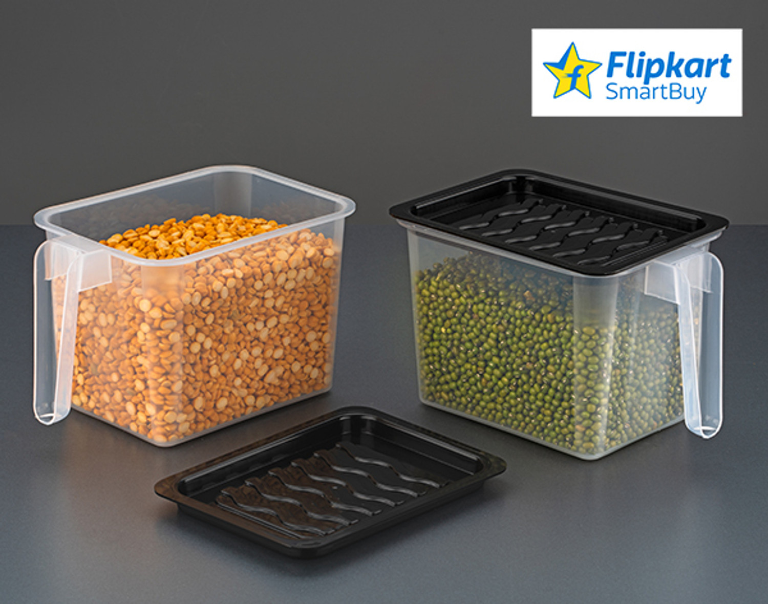 Image of Flipkart SmartBuy Plastic Grocery Container - 1000 ml