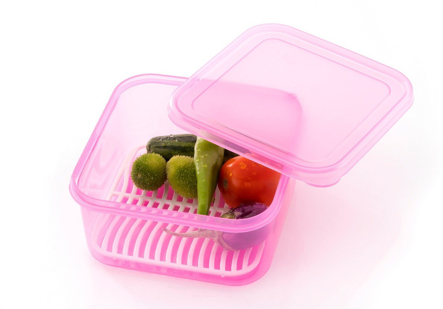 Image of Flipkart SmartBuy Plastic Fridge Container - 1500 ml
